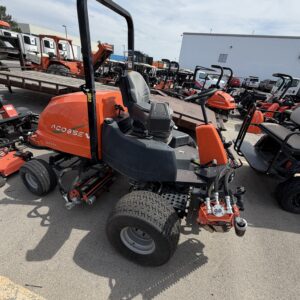 This used 2021 Jacobsen LF550 is a comercial fairway real mower built for maintaining large turf areas. Equipped with a 37.5 HP Kubota diesel engine and a 2 wheel drive, its designed for golf courses, sports fields, and other fine turf applications.
- Condition: Used
- Year: 2021
- Make: Jacobsen
- Model: LF550
- Equipment Category: Commerical Fairway Reel Mower
- Engine: Kubota 37.5 HP Diesel
- Drive: 2 Wheel Drive
- Cutting Width: 100 inches
- Real Configuration: Five floating cutting units
-  Height of Cut: 0.375 to 0.75 inches
- Hyrostatic drive system
- Rear Wheel Power Steering